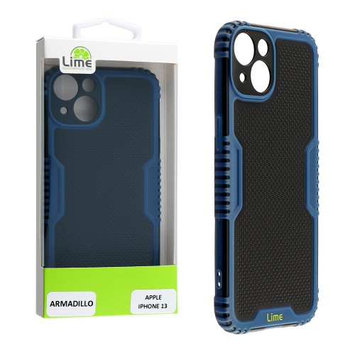 LIME ΘΗΚΗ IPHONE 13 6.1" ARMADILLO FULL CAMERA PROTECTION BLUE