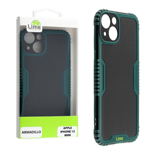 LIME ΘΗΚΗ IPHONE 13 MINI 5.4" ARMADILLO FULL CAMERA PROTECTION GREEN