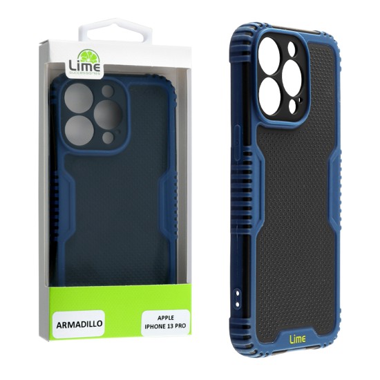 LIME ΘΗΚΗ IPHONE 13 PRO 6.1" ARMADILLO FULL CAMERA PROTECTION BLUE