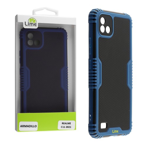 LIME ΘΗΚΗ REALME C11 2021 6.52" ARMADILLO FULL CAMERA PROTECTION BLUE
