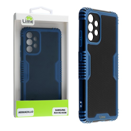 LIME ARMADILLO ΘΗΚΗ SAMSUNG A53 5G A536 6.5in  FULL CAMERA PROTECTION BLUE