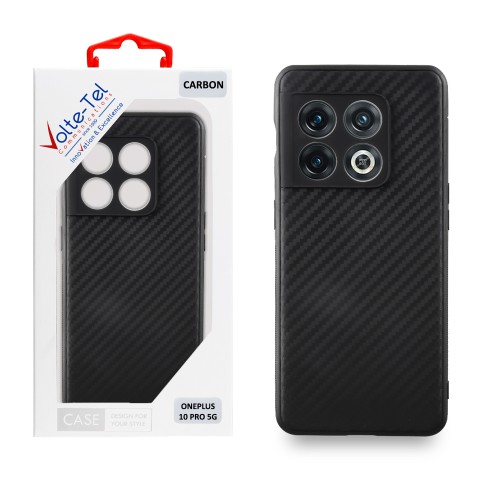VOLTE-TEL ΘΗΚΗ ONEPLUS 10 PRO 5G 6.7" CARBON CAMERA PROTECTIVE BLACK