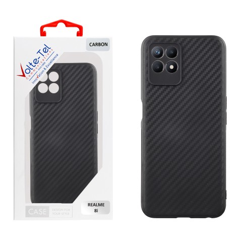 VOLTE-TEL ΘΗΚΗ REALME 8i 6.5" CARBON CAMERA PROTECTIVE BLACK