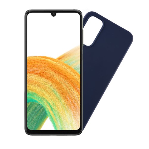 VOLTE-TEL ΘΗΚΗ SAMSUNG A33 5G A336 6.4" SILICON TPU CAMERA GUARD COBALT BLUE