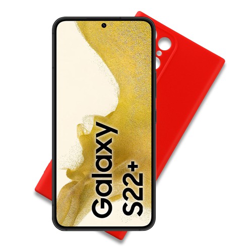 VOLTE-TEL ΘΗΚΗ SAMSUNG S22 PLUS 5G S906 6.6" SILICON TPU FULL CAMERA PROTECTION RED
