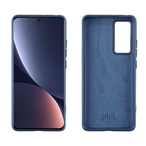 IDOL 1991 ΘΗΚΗ XIAOMI 12/12X 6.28" VELVET TPU 4 SIDE CAMERA GUARD PROTECTION BLUE