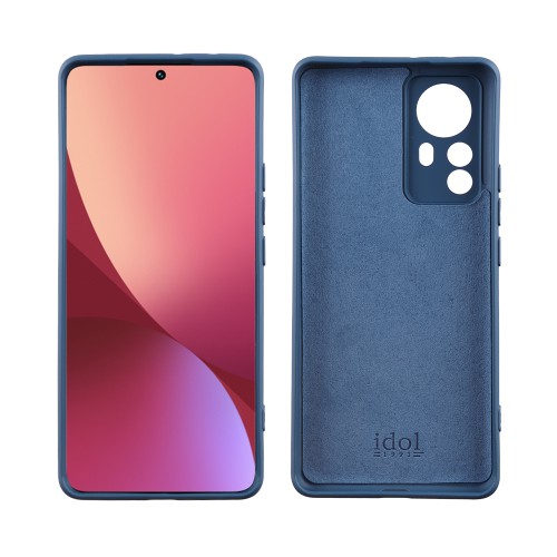 IDOL 1991 ΘΗΚΗ XIAOMI 12 PRO 6.73" VELVET TPU 4 SIDE FULL CAMERA PROTECTION BLUE