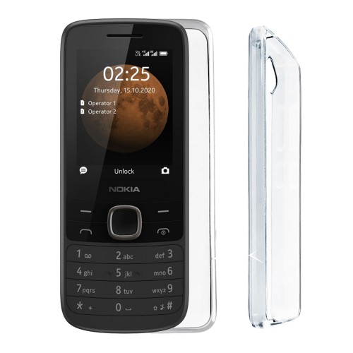 VOLTE-TEL ΘΗΚΗ NOKIA 225 4G 2.4" SLIMCOLOR AIR TPU FULL CAMERA PROTECTION ΔΙΑΦΑΝΗ