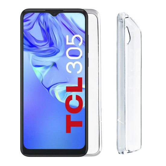 VOLTE-TEL ΘΗΚΗ TCL 305/306/30E/30 SE 6.52" SLIMCOLOR AIR TPU CAMERA GUARD ΔΙΑΦΑΝΗ