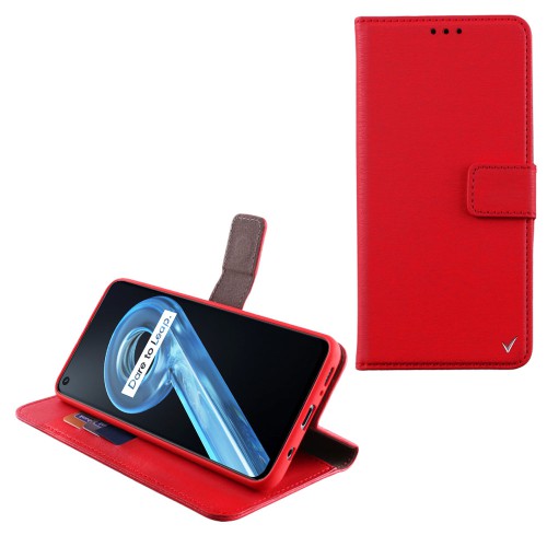 VOLTE-TEL ΘΗΚΗ REALME 9i 6.6" ALLURE MAGNET BOOK STAND CLIP RED