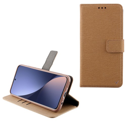VOLTE-TEL ΘΗΚΗ XIAOMI 12/12X 6.28" ALLURE MAGNET BOOK STAND CLIP GOLD