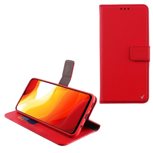 VOLTE-TEL ΘΗΚΗ XIAOMI MI 10 LITE 5G/ MI 10 LITE YOUTH/ MI 10 LITE ZOOM 6.57" ALLURE MAGNET BOOK STAND CLIP RED