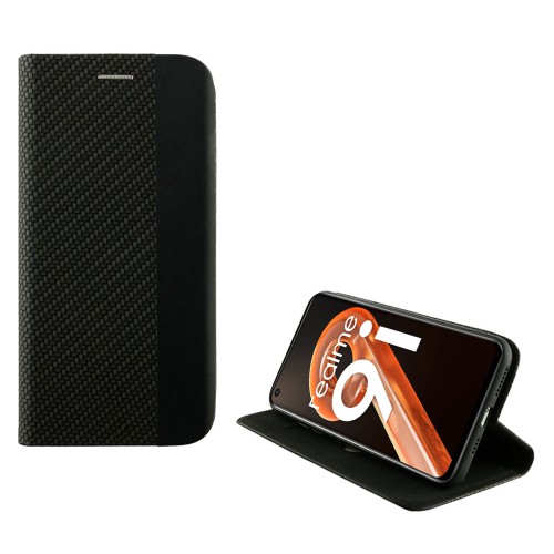 IDOL 1991 ΘΗΚΗ REALME 9i 6.6" ELITE ANTI-RFID BOOK STAND BLACK