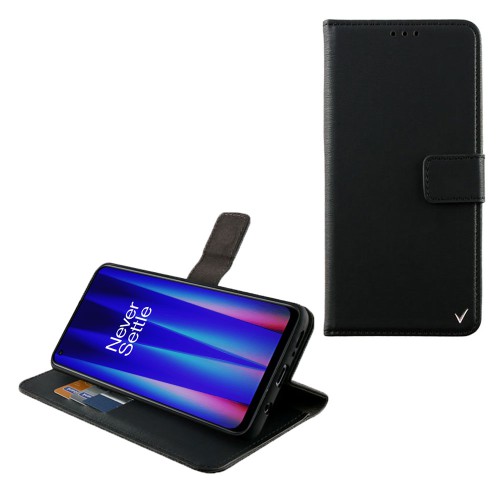 VOLTE-TEL ΘΗΚΗ ONEPLUS NORD CE 2 5G 6.43" ALLURE MAGNET BOOK STAND CLIP BLACK