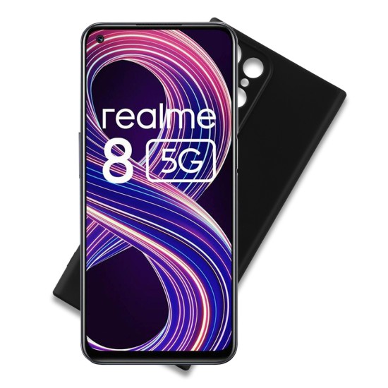VOLTE-TEL ΘΗΚΗ REALME 8i 6.5" SILICON TPU FULL CAMERA PROTECTION BLACK