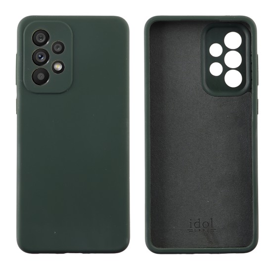 IDOL 1991 VELVET ELITE TPU ΘΗΚΗ SAMSUNG A33 5G A336 6.4in  4 SIDE FULL CAMERA PROTECTION DARK GREEN