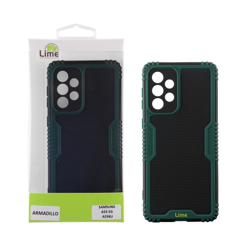 LIME ΘΗΚΗ SAMSUNG A33 5G A336U 6.4" ARMADILLO FULL CAMERA PROTECTION GREEN