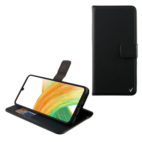 VOLTE-TEL ΘΗΚΗ SAMSUNG A33 5G A336 6.4" ALLURE MAGNET BOOK STAND CLIP BLACK