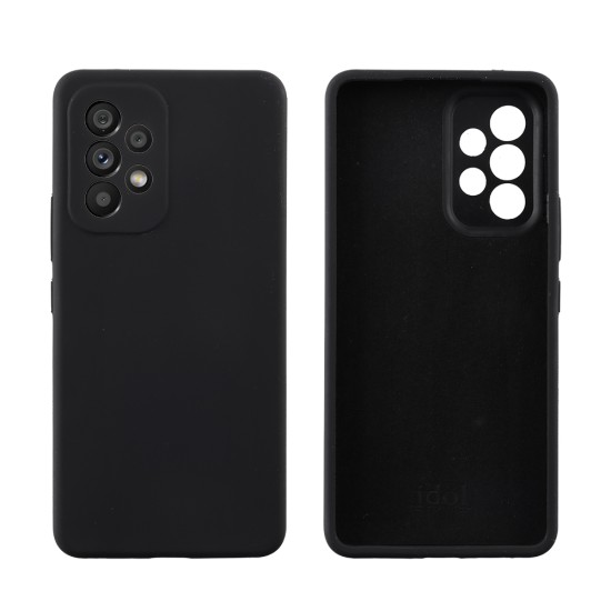 IDOL 1991 ΘΗΚΗ SAMSUNG A53 5G A536 6.5" VELVET ELITE TPU 4 SIDE FULL CAMERA PROTECTION BLACK