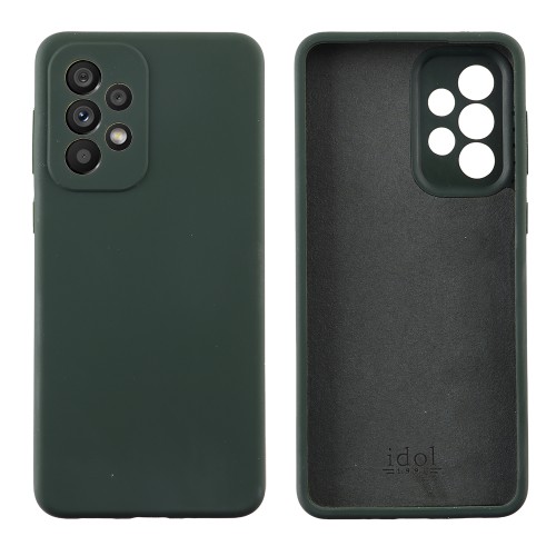 IDOL 1991 ΘΗΚΗ SAMSUNG A53 5G A536 6.5" VELVET ELITE TPU 4 SIDE FULL CAMERA PROTECTION DARK GREEN