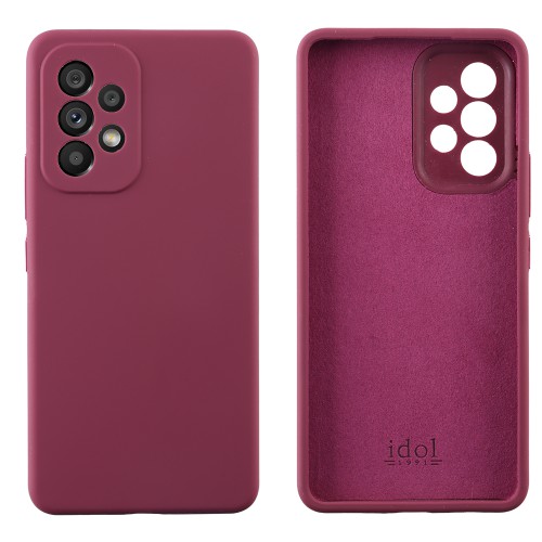 IDOL 1991 ΘΗΚΗ SAMSUNG A53 5G A536 6.5" VELVET ELITE TPU 4 SIDE FULL CAMERA PROTECTION BURGUNDY