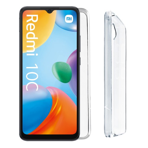 VOLTE-TEL ΘΗΚΗ XIAOMI REDMI 10C/REDMI 10 POWER 6.71" SLIMCOLOR AIR TPU CAMERA GUARD ΔΙΑΦΑΝΗ