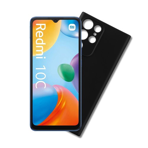 VOLTE-TEL ΘΗΚΗ XIAOMI REDMI 10C/REDMI 10 POWER 6.71" SILICON FULL CAMERA PROTECTION BLACK