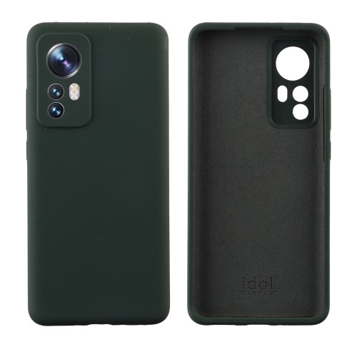 IDOL 1991 ΘΗΚΗ XIAOMI 12/12X 6.28" VELVET ELITE TPU 4 SIDE FULL CAMERA PROTECTION DARK GREEN