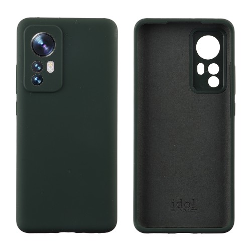 IDOL 1991 ΘΗΚΗ XIAOMI 12 PRO 6.73" VELVET ELITE TPU 4 SIDE FULL CAMERA PROTECTION DARK GREEN
