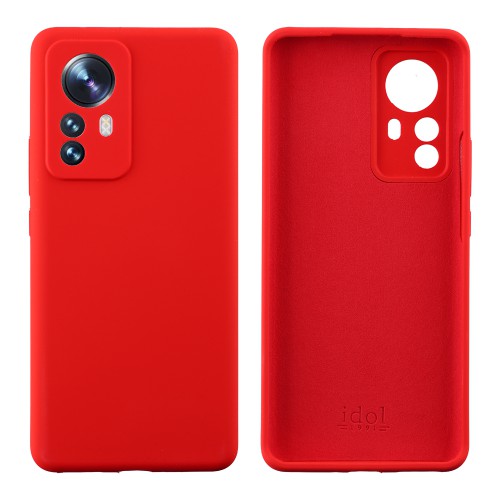 IDOL 1991 ΘΗΚΗ XIAOMI 12 PRO 6.73" VELVET ELITE TPU 4 SIDE FULL CAMERA PROTECTION RED