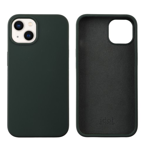 IDOL 1991 ΘΗΚΗ IPHONE 13 6.1" VELVET ELITE TPU 4 SIDE CAMERA GUARD DARK GREEN
