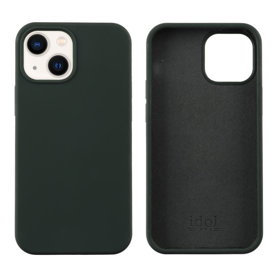 IDOL 1991 ΘΗΚΗ IPHONE 13 MINI 5.4" VELVET ELITE TPU 4 SIDE CAMERA GUARD DARK GREEN