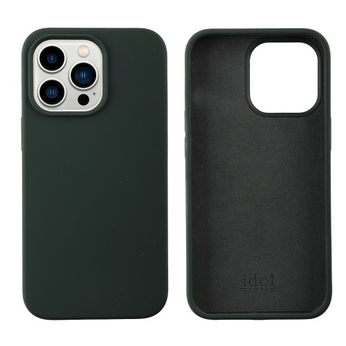 IDOL 1991 ΘΗΚΗ IPHONE 13 PRO 6.1" VELVET ELITE TPU 4 SIDE CAMERA GUARD DARK GREEN