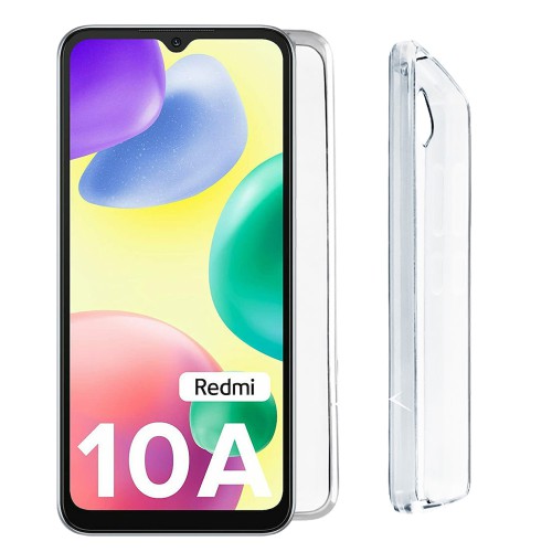 VOLTE-TEL ΘΗΚΗ XIAOMI REDMI 10A 6.53" SLIMCOLOR AIR TPU CAMERA GUARD ΔΙΑΦΑΝΗ