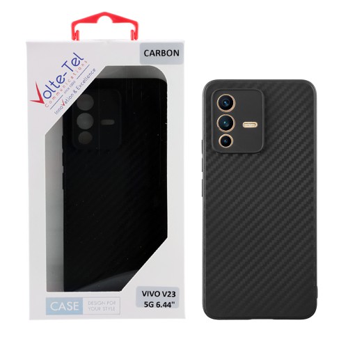 VOLTE-TEL ΘΗΚΗ VIVO V23 5G 6.44" CARBON CAMERA PROTECTIVE BLACK