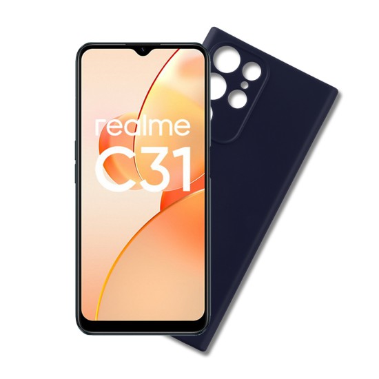 VOLTE-TEL ΘΗΚΗ REALME C31 6.5" SILICON TPU FULL CAMERA PROTECTION BLUE