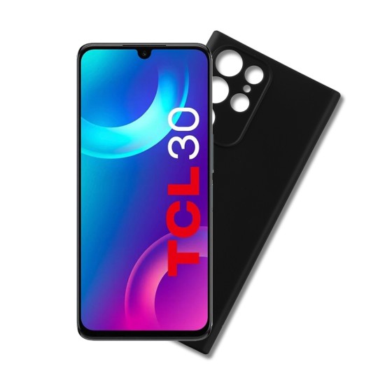 VOLTE-TEL SILICON TPU ΘΗΚΗ TCL 30/30 5G/30+ 6.7in  FULL CAMERA PROTECTION BLACK