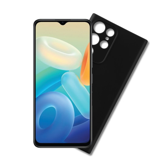 VOLTE-TEL SILICON TPU ΘΗΚΗ VIVO Y76 5G 6.58in  FULL CAMERA PROTECTION BLACK