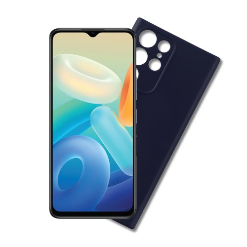 VOLTE-TEL SILICON TPU ΘΗΚΗ VIVO Y76 5G 6.58in  FULL CAMERA PROTECTION BLUE