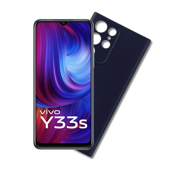 VOLTE-TEL SILICON TPU ΘΗΚΗ VIVO Y33s 4G 6.58in  FULL CAMERA PROTECTION BLUE