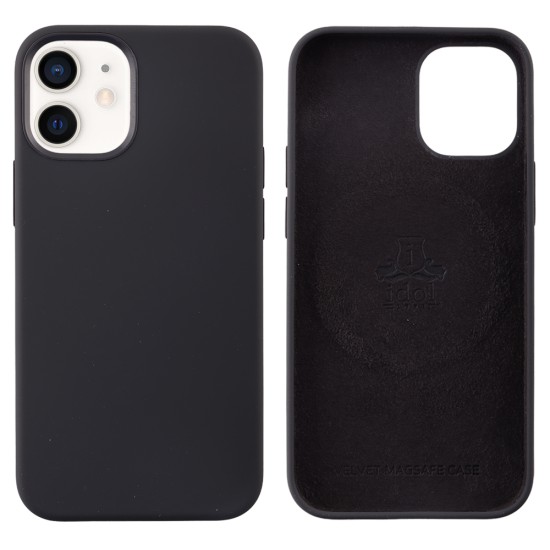 IDOL 1991 ΘΗΚΗ IPHONE 12 MINI 5.4" VELVET MAGSAFE TPU CAMERA GUARD BLACK