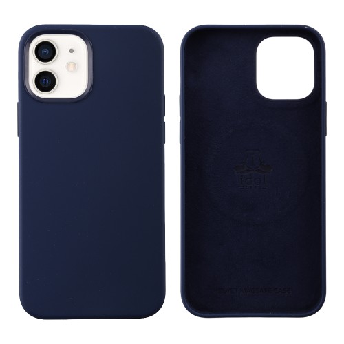 IDOL 1991 ΘΗΚΗ IPHONE 12 PRO / IPHONE 12 6.1" VELVET MAGSAFE TPU CAMERA GUARD BLUE