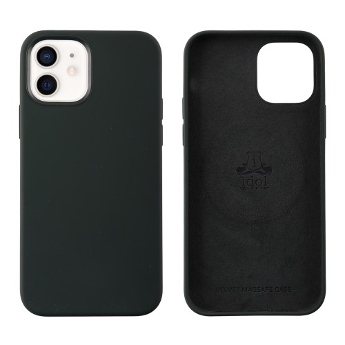 IDOL 1991 ΘΗΚΗ IPHONE 12 PRO / IPHONE 12 6.1" VELVET MAGSAFE TPU CAMERA GUARD GREEN