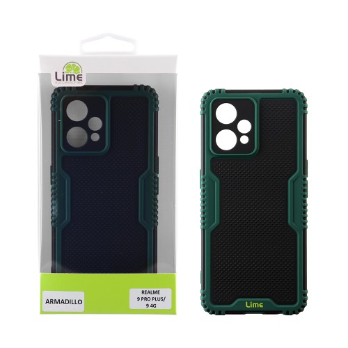 LIME ΘΗΚΗ REALME 9 PRO PLUS/9 4G 6.4" ARMADILLO FULL CAMERA PROTECTION GREEN