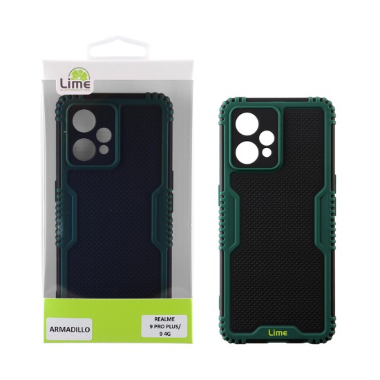 LIME ΘΗΚΗ REALME 9 PRO PLUS/9 4G 6.4" ARMADILLO FULL CAMERA PROTECTION GREEN