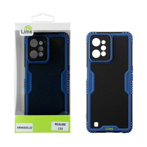 LIME ΘΗΚΗ REALME C31 6.5" ARMADILLO FULL CAMERA PROTECTION BLUE