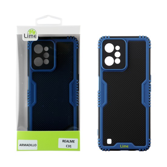 LIME ΘΗΚΗ REALME C31 6.5" ARMADILLO FULL CAMERA PROTECTION BLUE