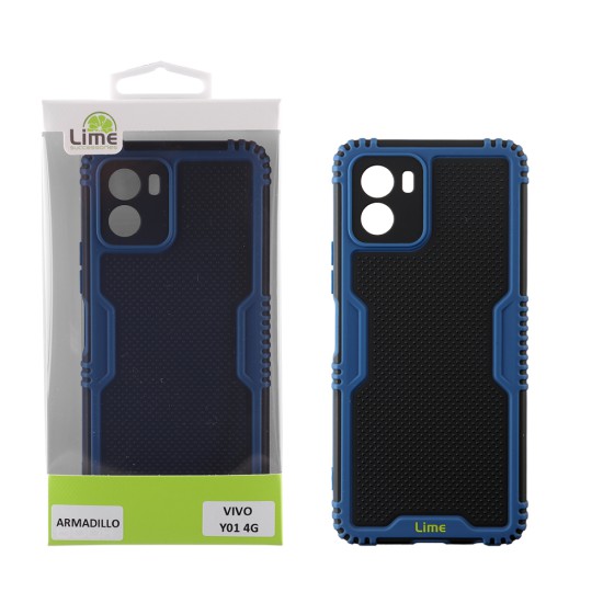 LIME ΘΗΚΗ VIVO Y01 4G 6.51" ARMADILLO FULL CAMERA PROTECTION BLUE