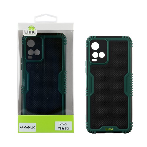 LIME ΘΗΚΗ VIVO Y33s 4G 6.58" ARMADILLO FULL CAMERA PROTECTION GREEN