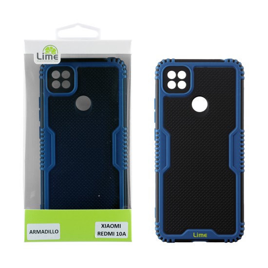 LIME ΘΗΚΗ XIAOMI REDMI 10A 6.53" ARMADILLO FULL CAMERA PROTECTION BLUE